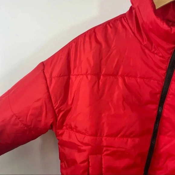 Abound Red Puffer  Jacket - Picture 6 of 11